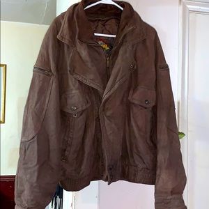 Adventure Bound Brown Bomber Jacket